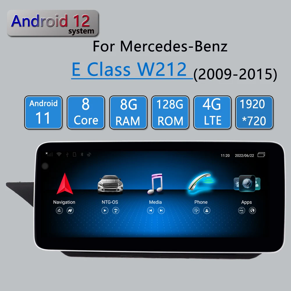 

With A 12,3-Inch Android Car-Navigation System Featuring Wireless CarPlay And Touch-Screen Upgrade