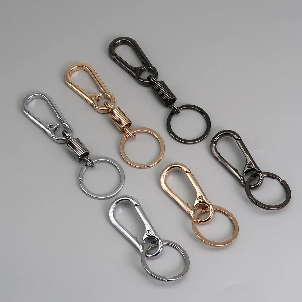 

Carabiner Clip Keychain Metal Carabiner Shape Key Ring Keyring Key Holder Clips Hook Holder Organizer for Car Keys Finder
