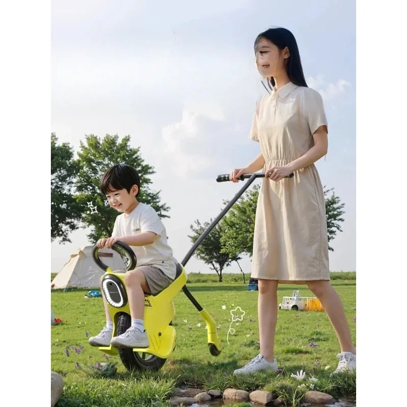 

Baby walking artifact baby cart outdoor travel parent-child unicycle with auxiliary wheel cart camping light old age