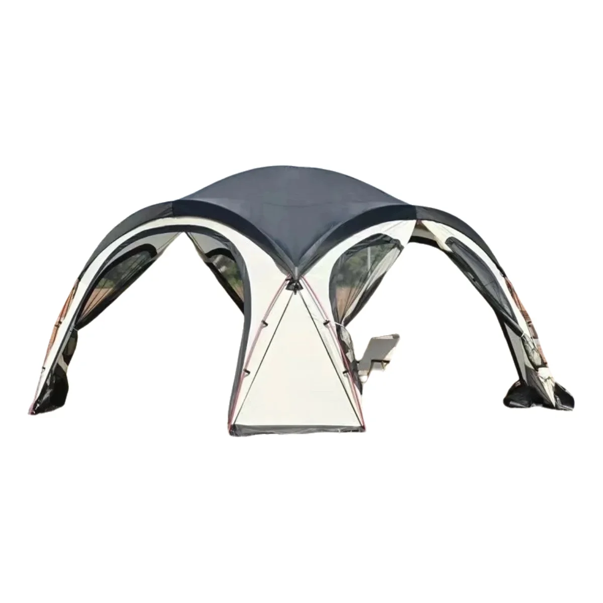 

Outdoor tent for camping and wild camping for 5 to 8 people. Sun protection and rainproof. Super large sunshade.