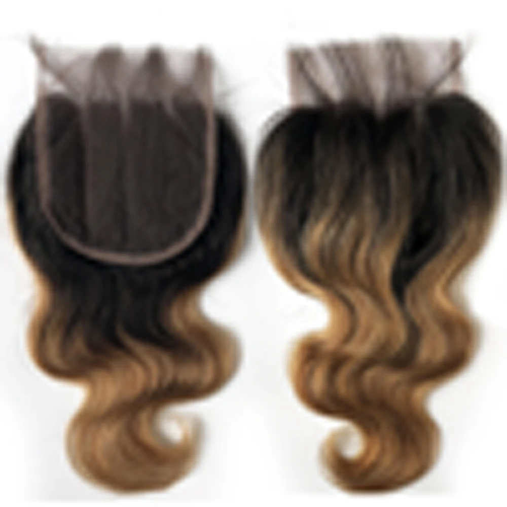 Body Wave 4x4 13x4 Lace Closure 100% Human Hair Closure Colored 1B 99J 30 27 Indian Remy Lace Frontal Closure