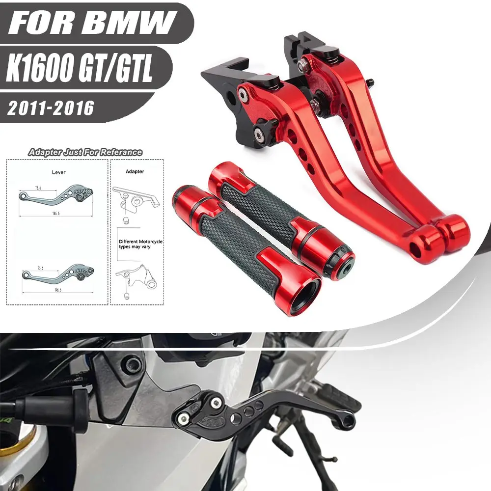 

Fit For BMW K1600 GTL K1600GTL 2011-2016 Motorcycle CNC Aluminum 6-Stage Short Brake Lever Clutch lever Handle Hand Grips