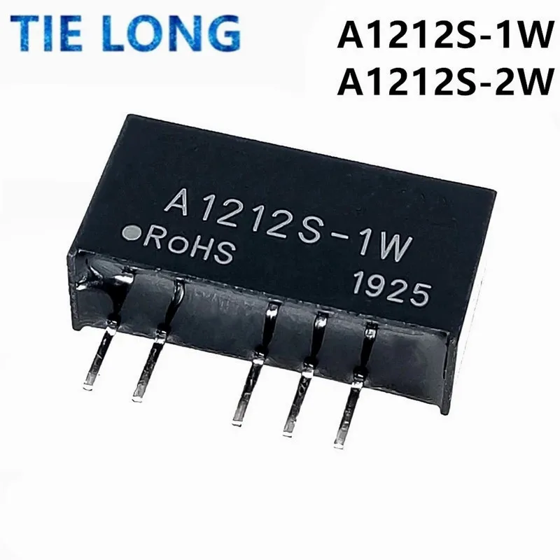 2PCS A1212S-1W 2W A1212S DIP4 DC-DC regulated power supply module 12v to 12v brand pumuddsy Isolating Switching Power Supply