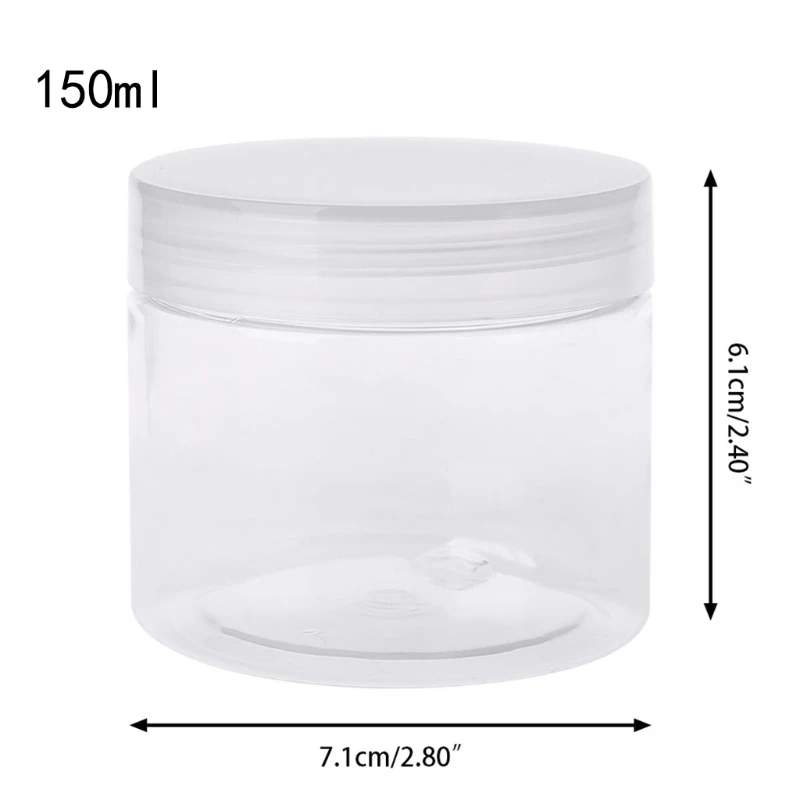 Container For Slime Clay Makeup Jar Cosmetic Pot Cream Bottle Box