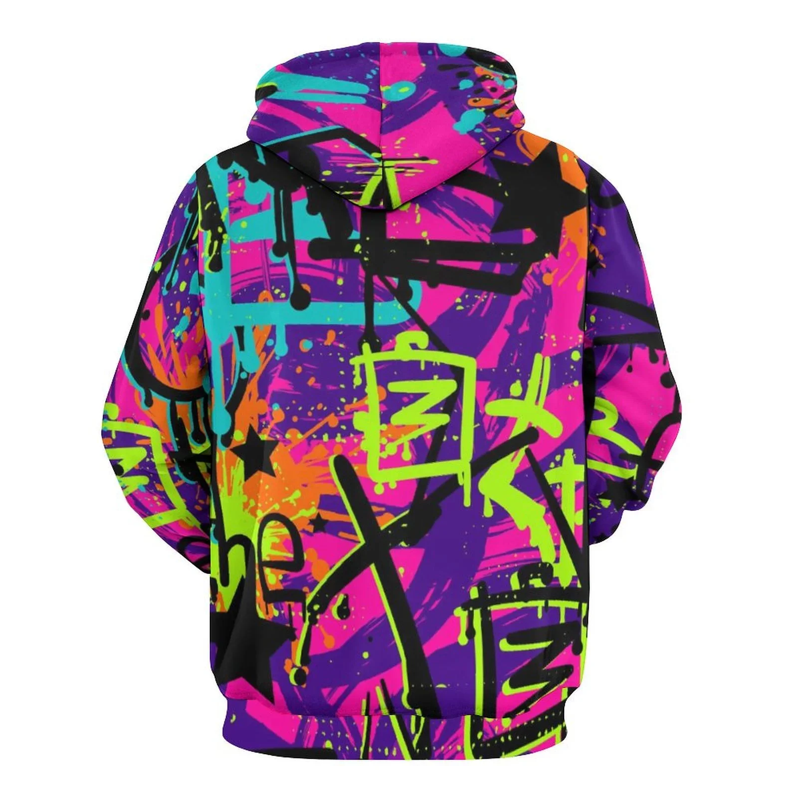 Buysing Men and Women Hoodie 3D Printed Abstract Graffiti Pullover Oversized Sweatshirts Novel Men's Clothing Y2k New Hoodies