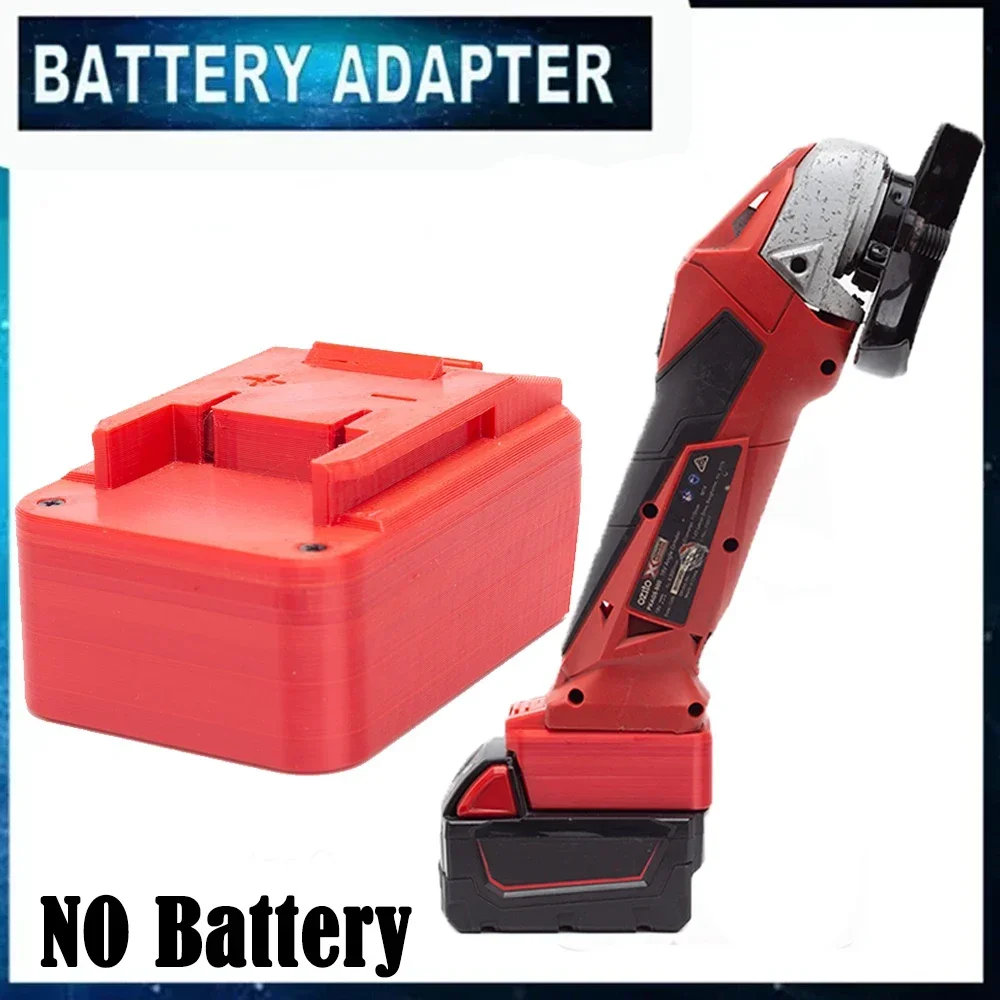 Battery Adapter Converter for Milwaukee 18V Li-ion Battery to for Ozito 18V Cordless Drill Tool Accessories(Adaptor Only)