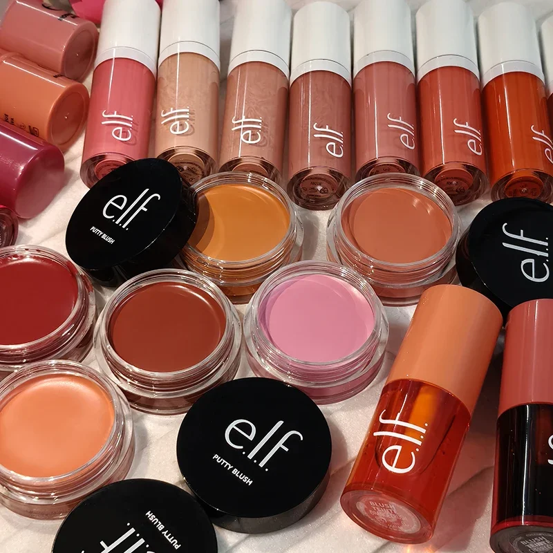 Hot Elf 2 in1 Liquid Blusher Putty Blush Cream Long Lasting Moisturizer Glow Reviver Lip Oil Hydrating Lip Gloss Makeup Cosmetic