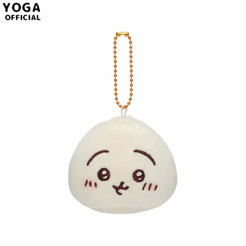 7CM Chiikawa Anime Bun Series Keychain Soft Doll Stuffed Toy Hachiware Usagi Key Chain Pendant Girls Gift