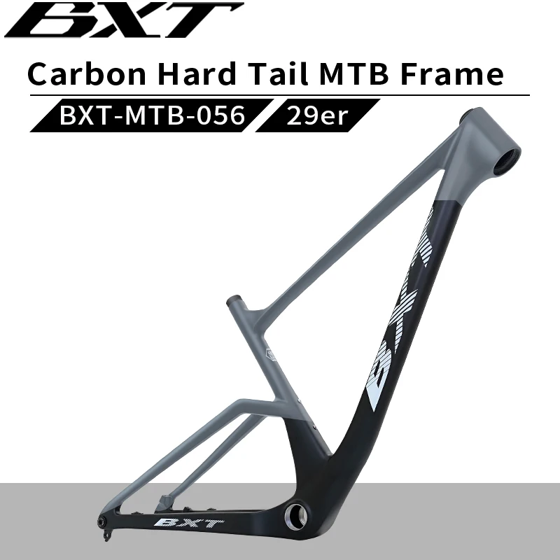 BXT NEW 29er MTB Frame T700 Carbon Fiber Boost 148*12mm Disc Brake Hard Tail Frame Use Screw-in T47(73mm) and UDH hanger