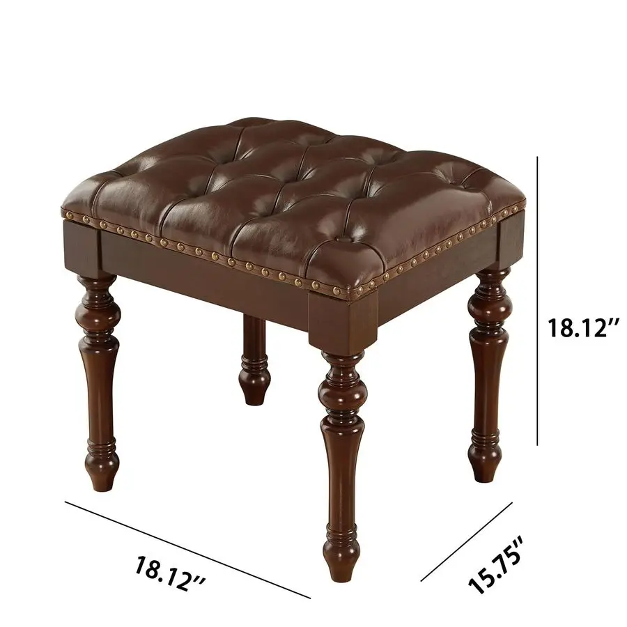 مقعد مع حواف أظافر، مقعد بيانو، مقعد مكتب مع مقعد منجد من الجلد المصنوع من الألياف الدقيقة لغرف النوم، غرفة الطعام، مرحاض، P