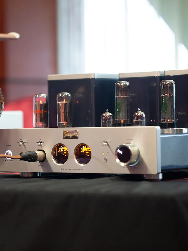 HA-6A HIEND สายหูฟัง/เครื่องขยายเสียงหูฟัง4.4มม.,6.35มม.และ XLR เอาท์พุทโทรศัพท์. EL34/KT88 Switchable