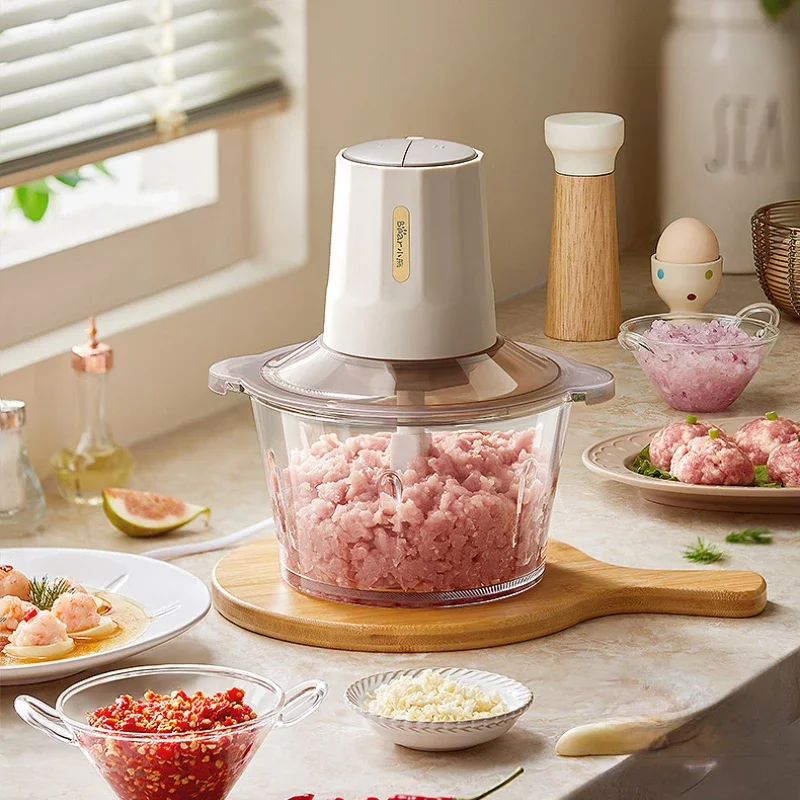 

Meat Grinder Household Automatic Multi-Function Electric Small Mincing Machine Mixer Stuffing Crushing Garlics Cooking Machine