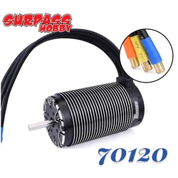 SURPASS HOBBY Rocket 70120 Brushless Motor Waterproof Sensorless Motor 480KV 620KV 680KV Shaft 8mm for 1/5 RC Car Monster Truck