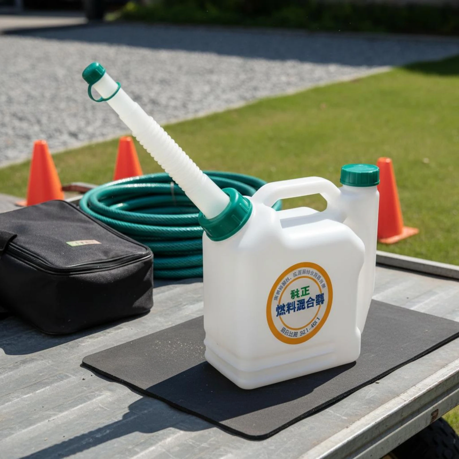 2-Stroke Petrol Mixing Bottle Sturdy Duty Gas Oil Ratio Measuring Container 2-Stroke Oil Mixing Bottle Reusable