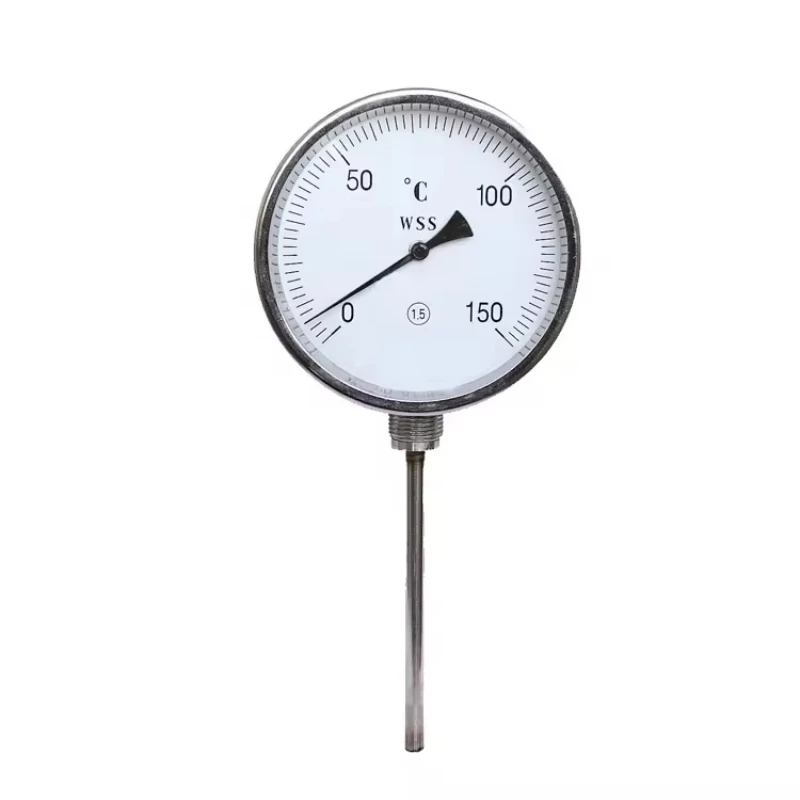 

Universal type dial 60mm stem 6mm adjustable 1/2 NPT temperature gauge thread WSS water bimetal thermometer