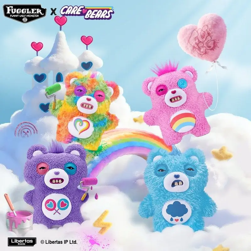 Fuggler Ugly Tooth Monster Original Plush Doll Co-branded The Powerpuff Girls Alley Cat Old Fogiess Fuggstars Stuffed Toy Gift