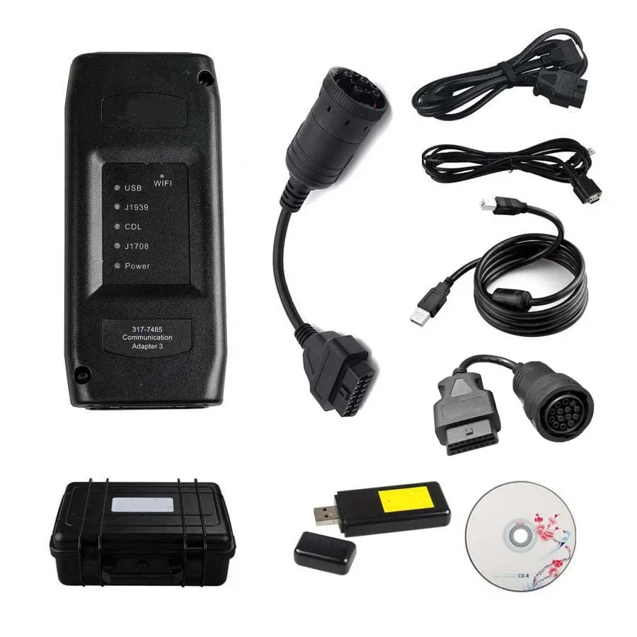 

CAT Caterpillar ET 3 Diagnostic Adapter III 2024A/2019C Truck Tool Communication With WIFI