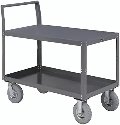 Two Shelf Unassembled Heavy Duty Service Cart, 1200 Lb. Capacity, 48