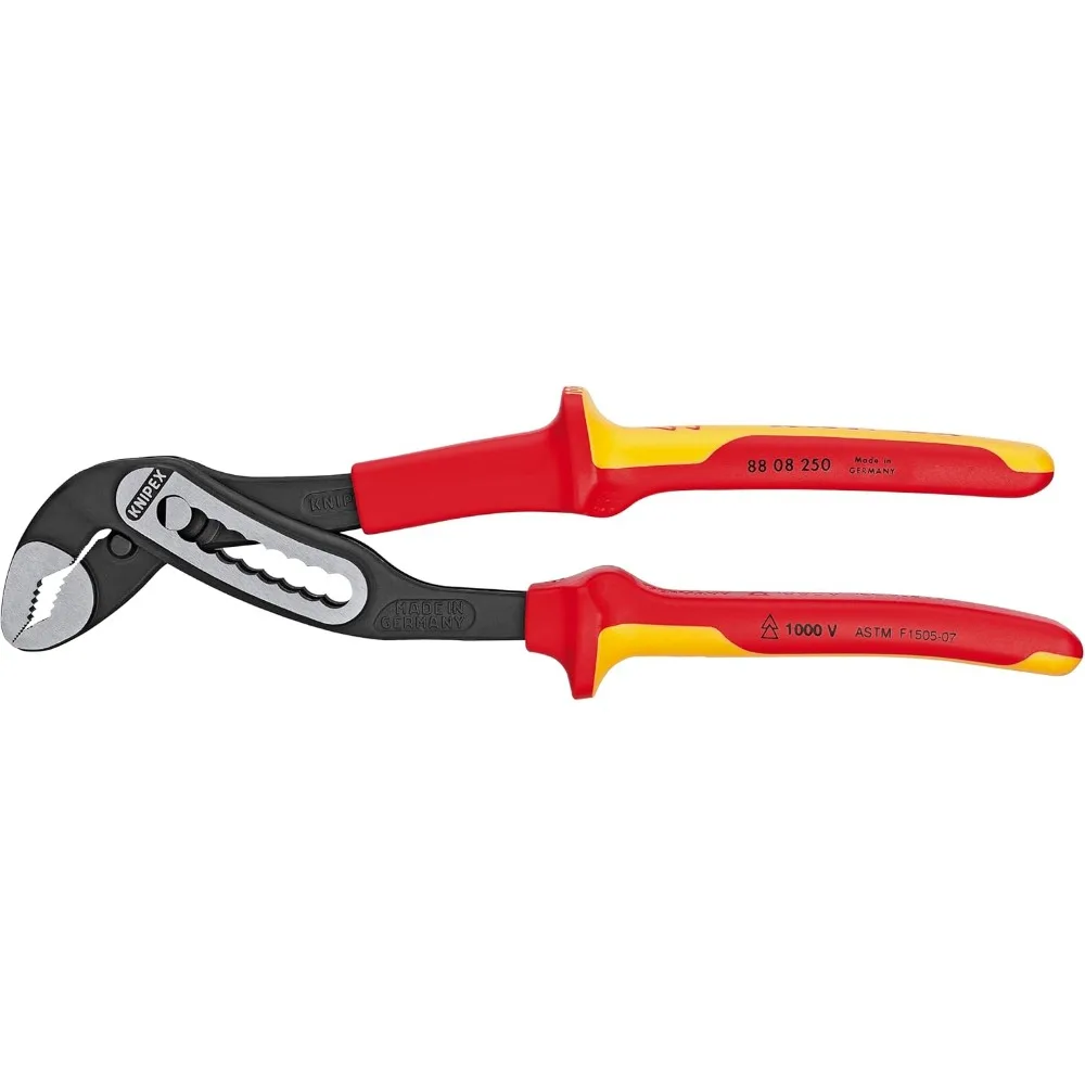 Knipex Kit di attrezzi isolati da 7 pezzi 1000 V: set di pinze, frese e cacciaviti per uso commerciale