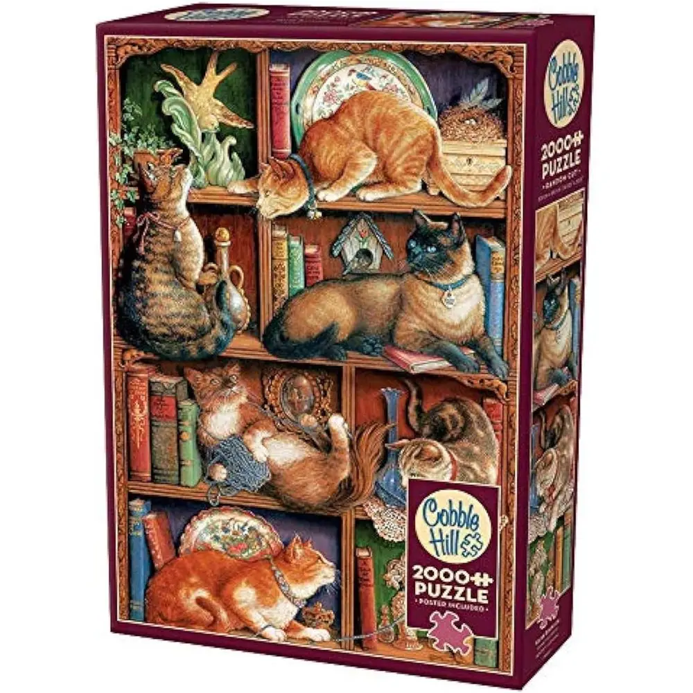 

50710 2000 pc eline Bookcase Puzzle, Various
