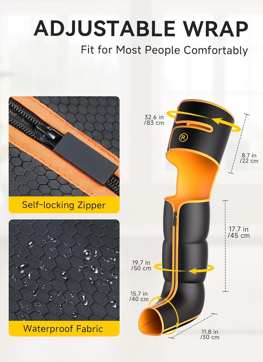 

Leg Massager with Heat and Compression, Foot Calf & Thigh Massage for Circulation and Pain Relief, Leg Compression·Free Shipping