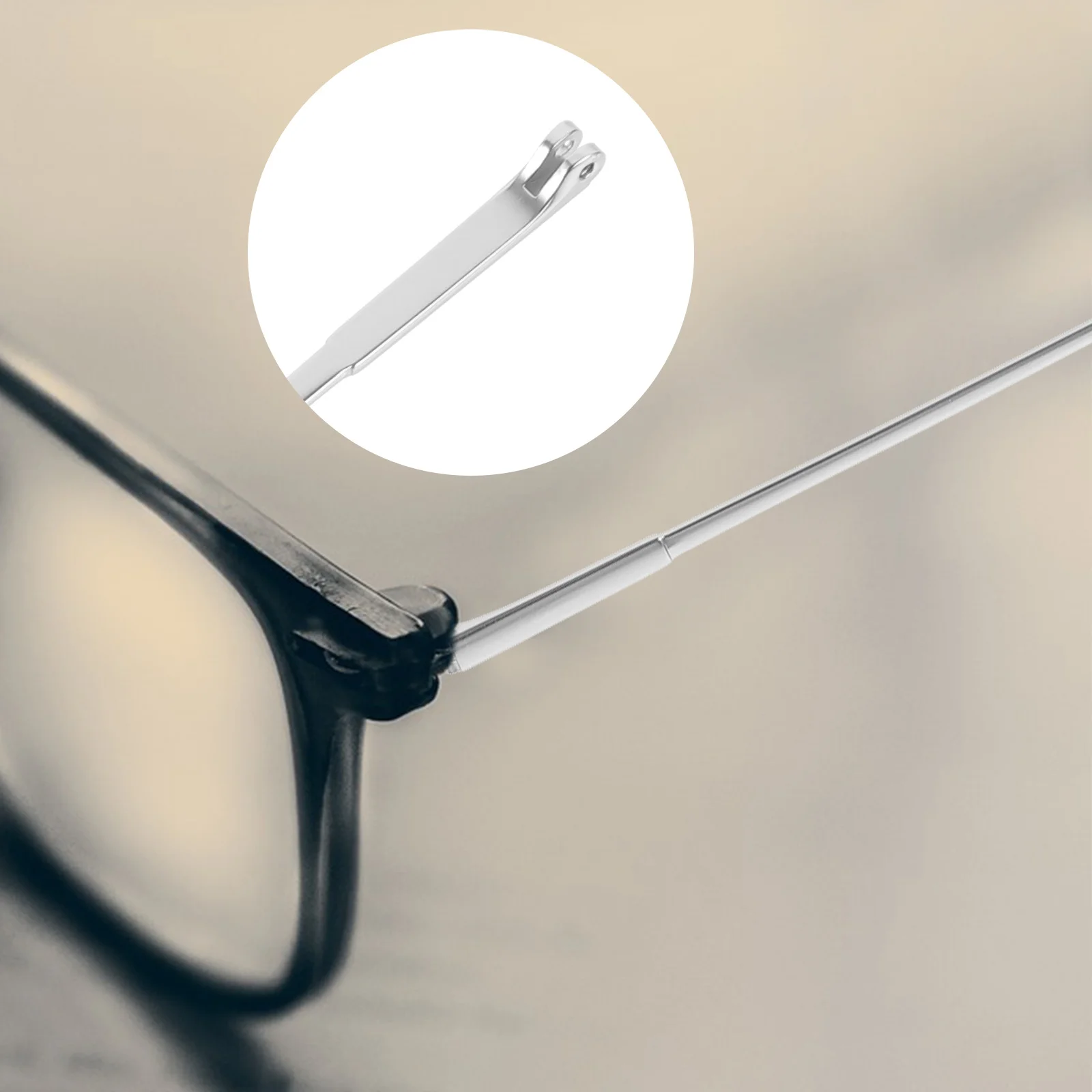 

1Pair Glasses Replacement Arms Sturdy Eyeglasses Temple Legs Comfortable Non-Slip Universal Eyeglass Arm Replacement for Reading