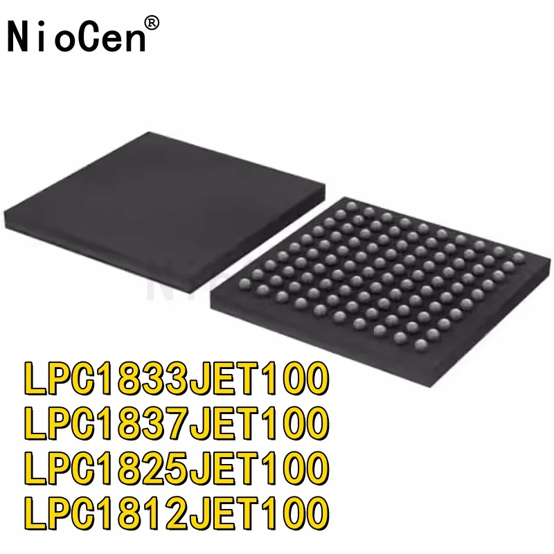 2Pcs LPC1833JET100 LPC1833 LPC1837JET100 LPC1837 LPC1825JET100 LPC1825 LPC1812JET100 LPC1812 TFBGA100 Original New 100% quality