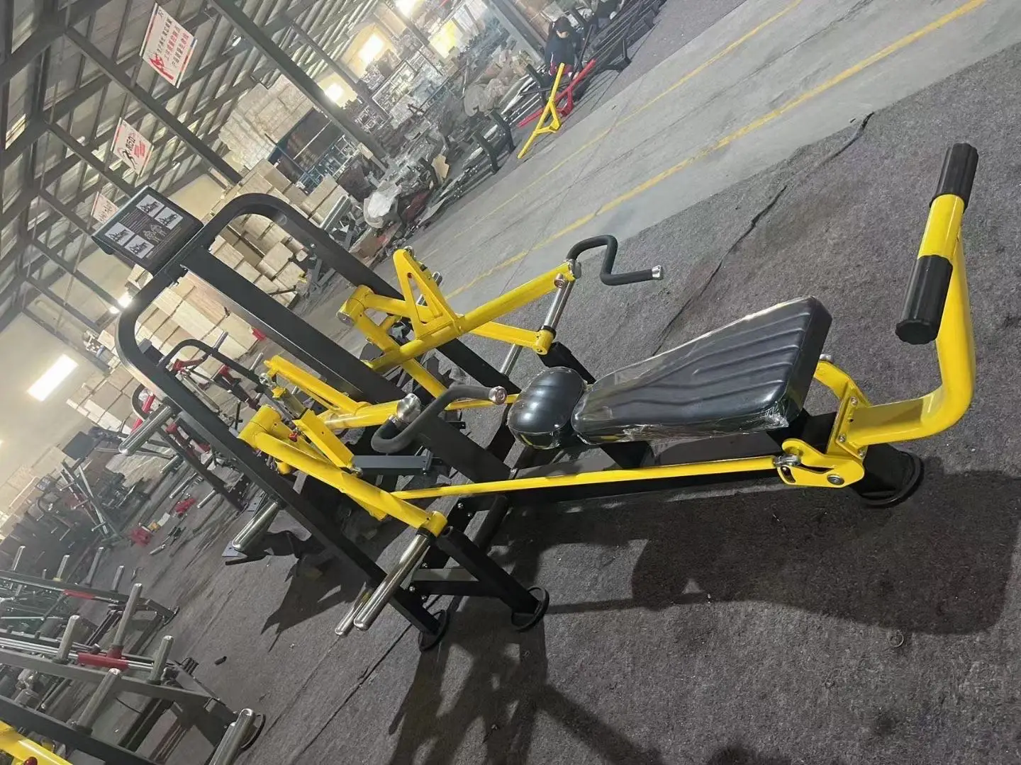 MB اللياقة البدنية إيطاليا نمط آلة القوة الطازجة الجودة التجارية PT Line سوبر الأفقي مقعد الصحافة المدرب #6