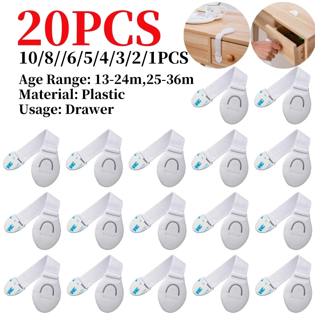 1-20PCS Child Safety Cabinet Lock Baby Care Multi-function Child Baby Safety Lock Cupboard Cabinet Door Drawer Safety Locks