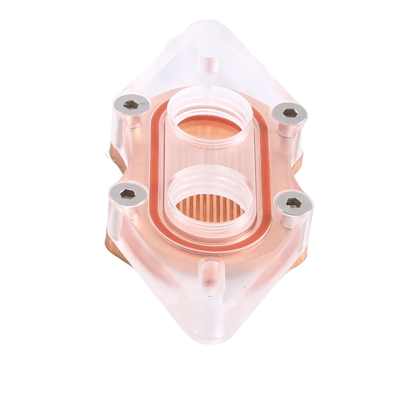 CPU Water Cooling Block Cooler Acrylic Transparent South Bridge Northbridge Block For Computer CPU Block Easy To Use