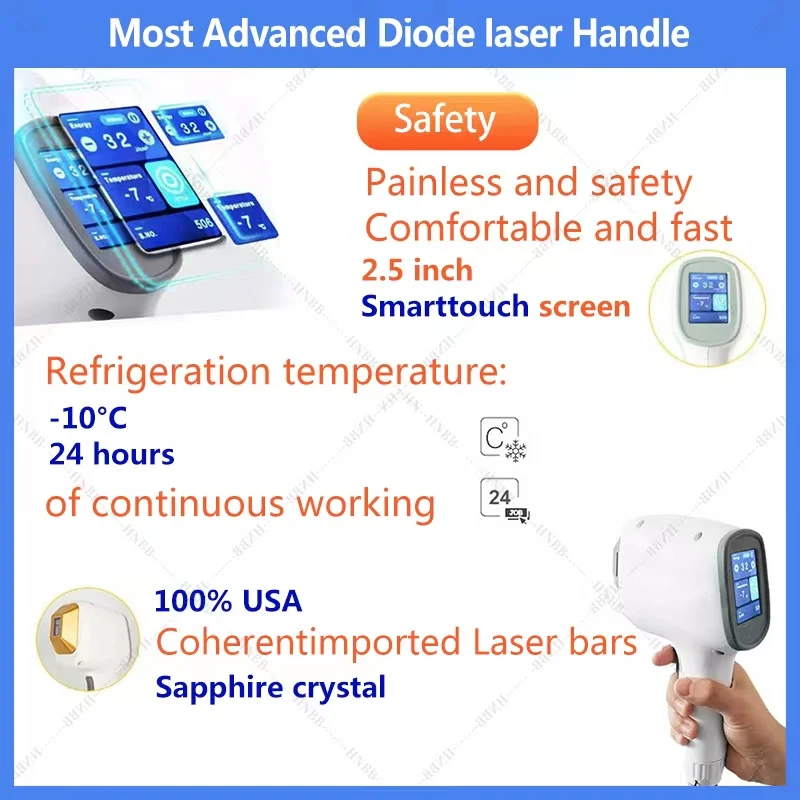 Große Leistung 3000 W 808 nm Diodenlaser-Haarentfernungsmaschine, schneller Haarentfernungslaser, alle Hautfarben, 50 Millionen Schüsse, Haarlaser