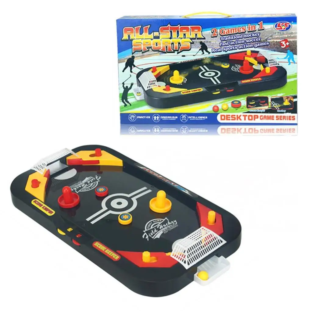 Kids Air Hockey Toy Competition Interactive Table Game Festival Gift