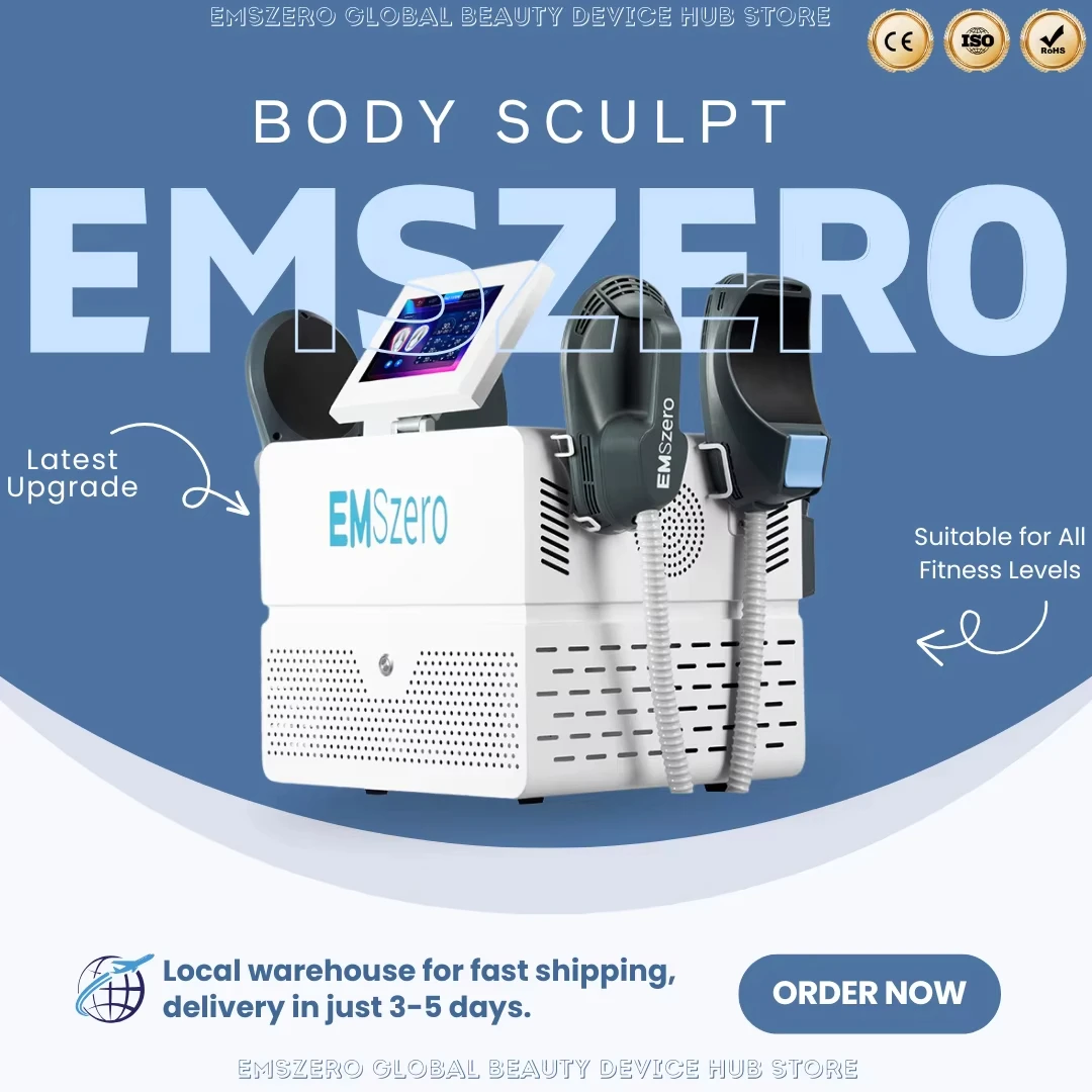 EMSzero 15Tesla 6500W Hi-emt Muscle Stimulate Fat Removal EMS Body Slimming Butt Build Sculpt Machine Weight Lose for Salon