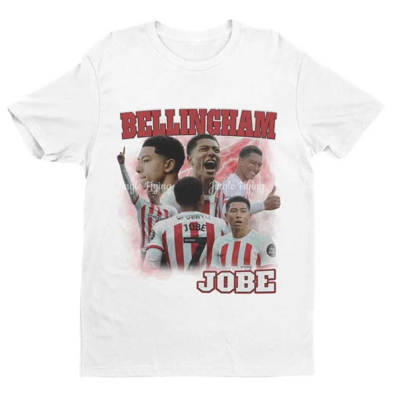 Jobe Bellingham Homage Sunderland T Shirt Football Soccer Fan Gift