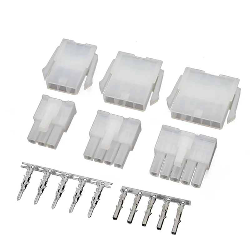 5557/5559 4.2mm Pitch Single Row Connector 2-5P Male Female Housing Terminal Kit for PC Graphics Card PCI-E Power Supply