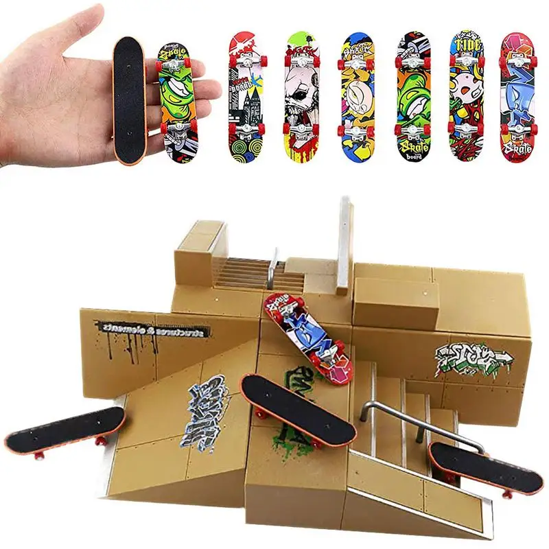 Vinger Skateboard Speelgoed Miniatuur Intellectuele Vinger Speelgoed Gothic Legering Fingerboards Mini Vinger Boord Kids Birthday Party Gifts