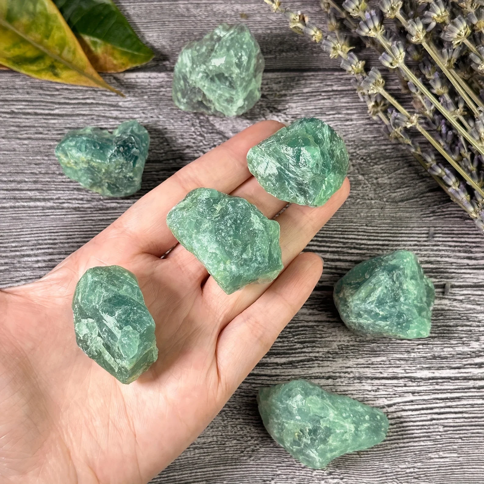 Raw Green Fluorite Stone, Natu - Bonsai Rock Garden 评论和价格