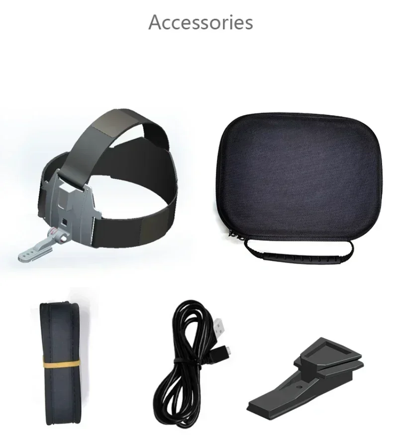 Binocolo notturno NV8000 Binocolo per visione notturna HD montato su casco Binocolo digitale Dispositivo per visione notturna a infrarossi montato sulla testa