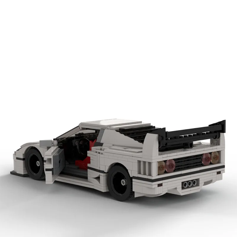 

MOC-155351 Iconic F40 Sports Car Racing Building Block Model 1507 Parts MOC Creative Boy's Children's Birthday Toy Gift