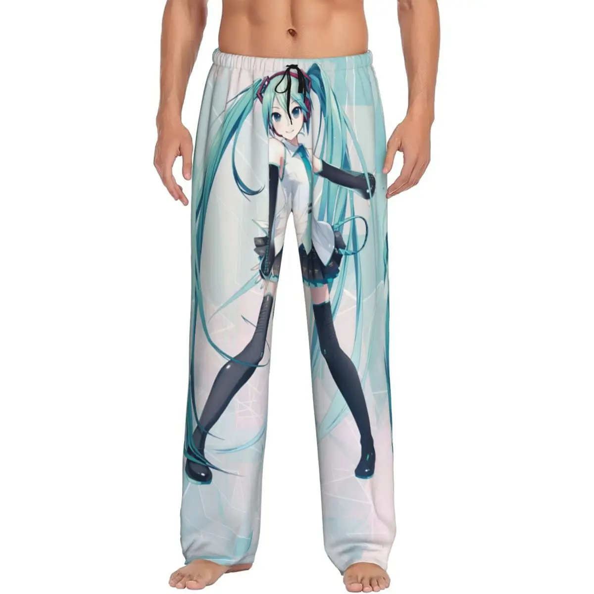 カスタムメンズ-h-hatsunes-パジャマパンツ-プリント-ミク-y2k-ボーカロイド漫画映画スリープウェア-ポケット付きボトムス