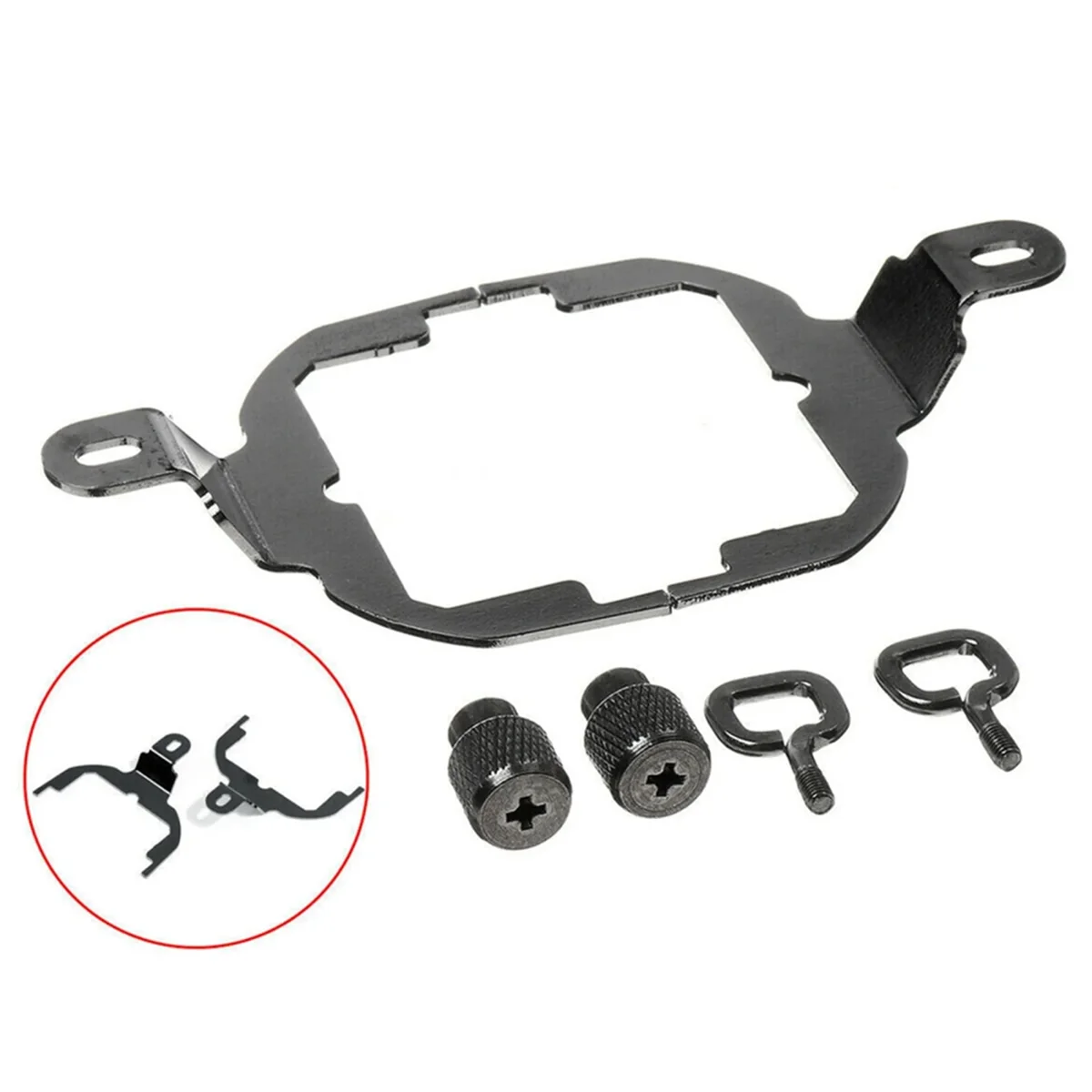 AT41Metal Mounting Bracket Kit for Corsair Hydro H60(2018) H100I H115I RGB H100X CPU Cooler Mounting Holder for AMD AM3 AM4