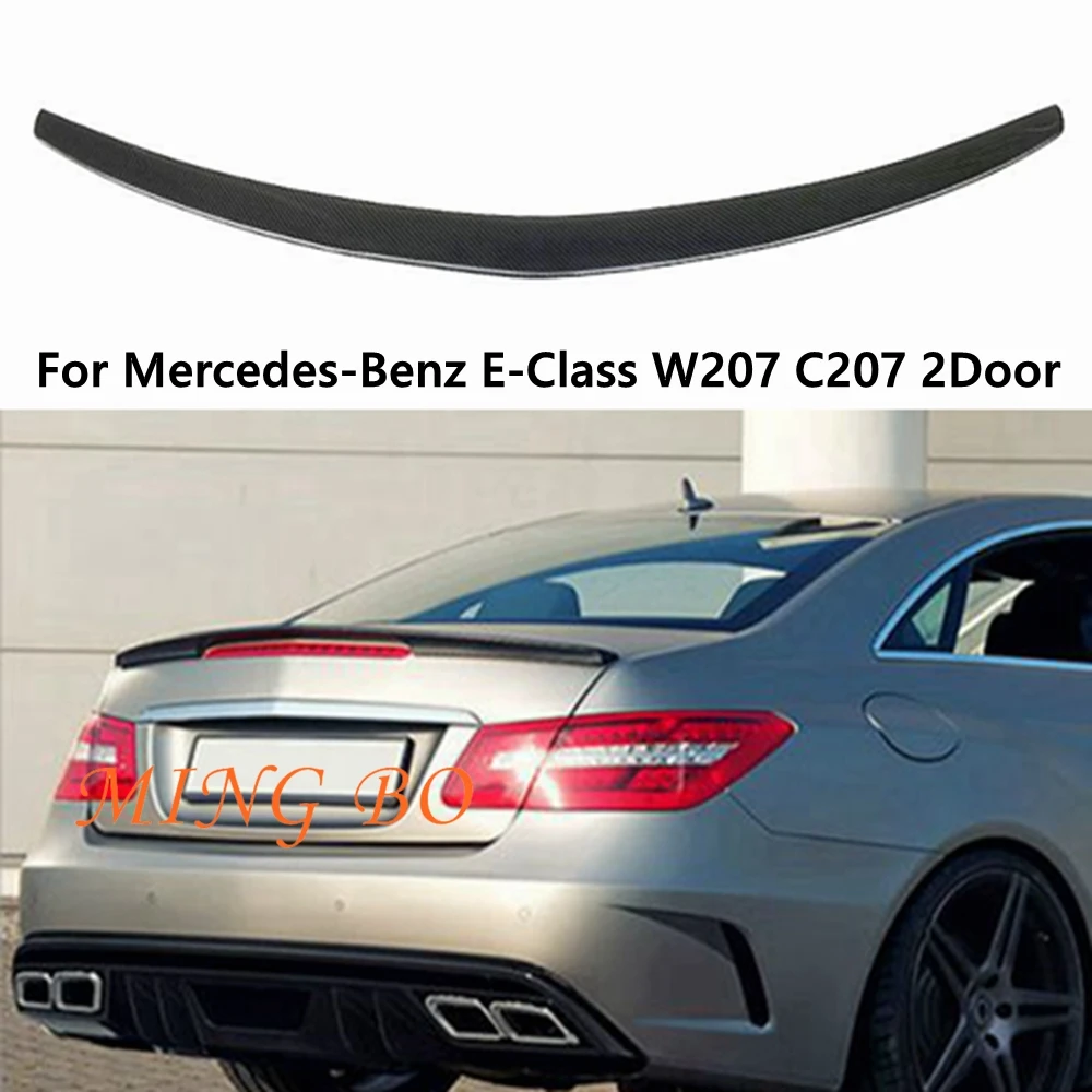 

For Mercedes-Benz E-Class W207 C207 2Door Coupe AMG Style Carbon Fiber Rear Spoiler Trunk Wing 2009-2019 FRP Forged carbon