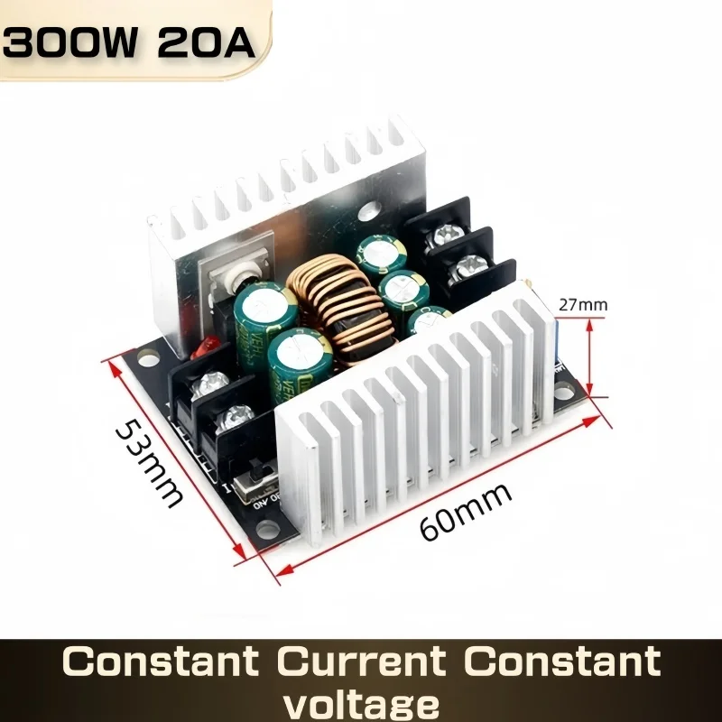 300W 20A DC-DC Buck Converter Step Down Module Constant Current LED Driver Power Step Down Voltage Module