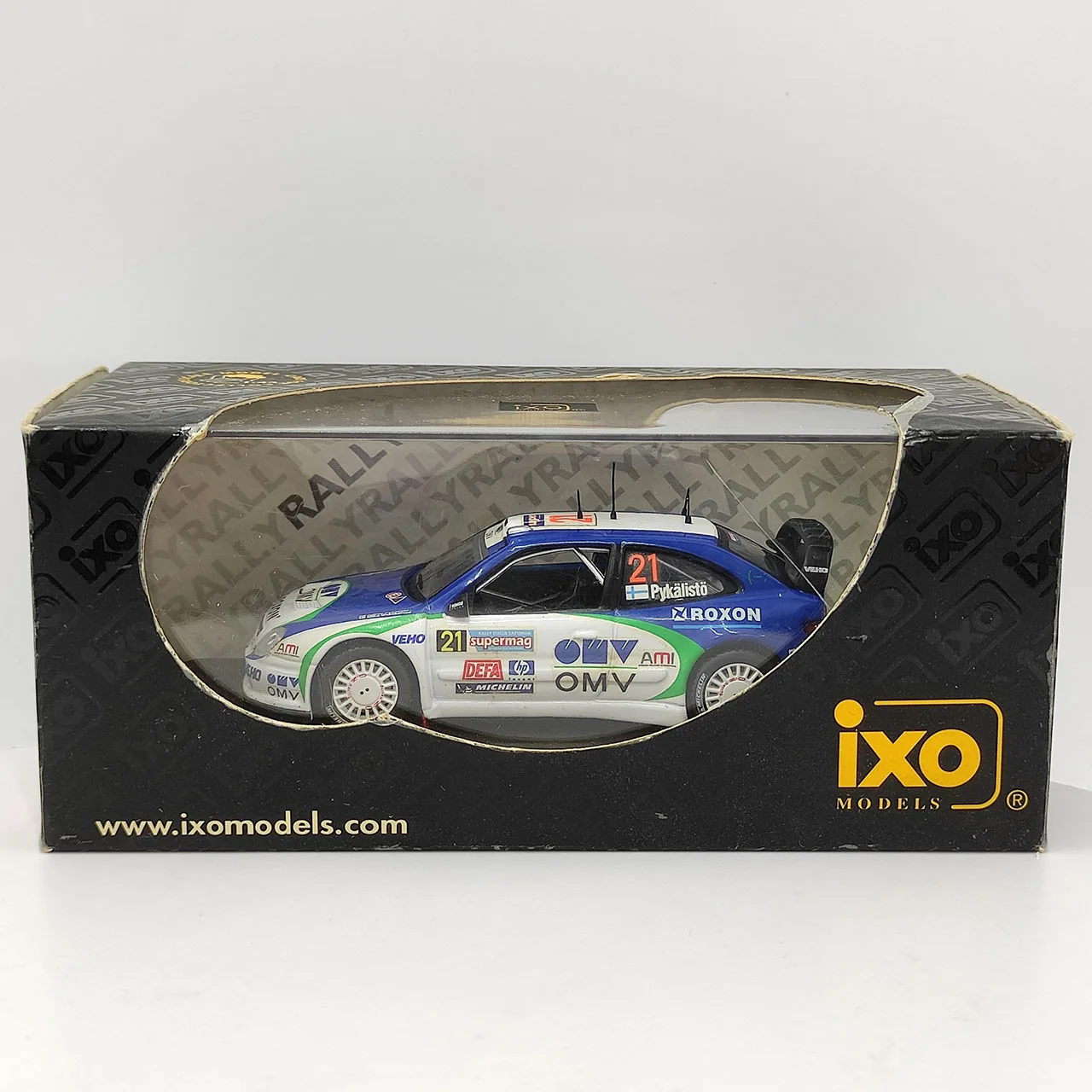 

Paint Surface Defect Box Cracked Diecast IXO 1:43 Scale Citroen Xsara WRC #21 RaIly ITALIA 2005 Alloy Car Model Collectible Toy