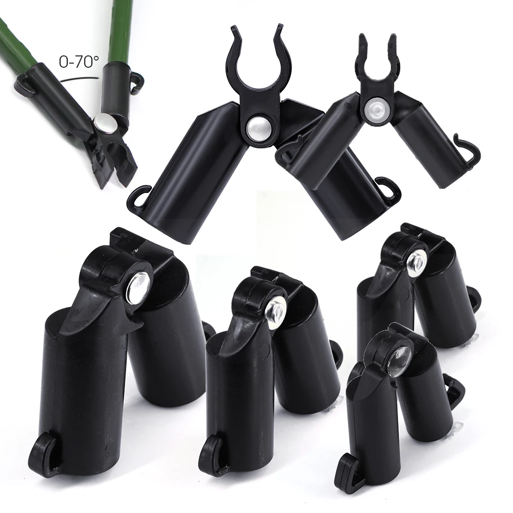 Garden Structural Pipe Connector Metal Joint Clip Versatile Horticultural Clamp Secure Agricultural Films for Flexible Assembly