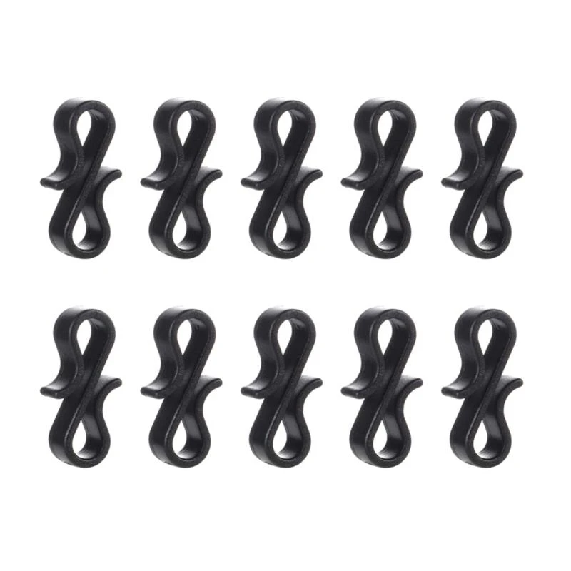 10/50Pcs Christmas Light Clips Plastic Gutter Hook for Christmas Decoration 831F
