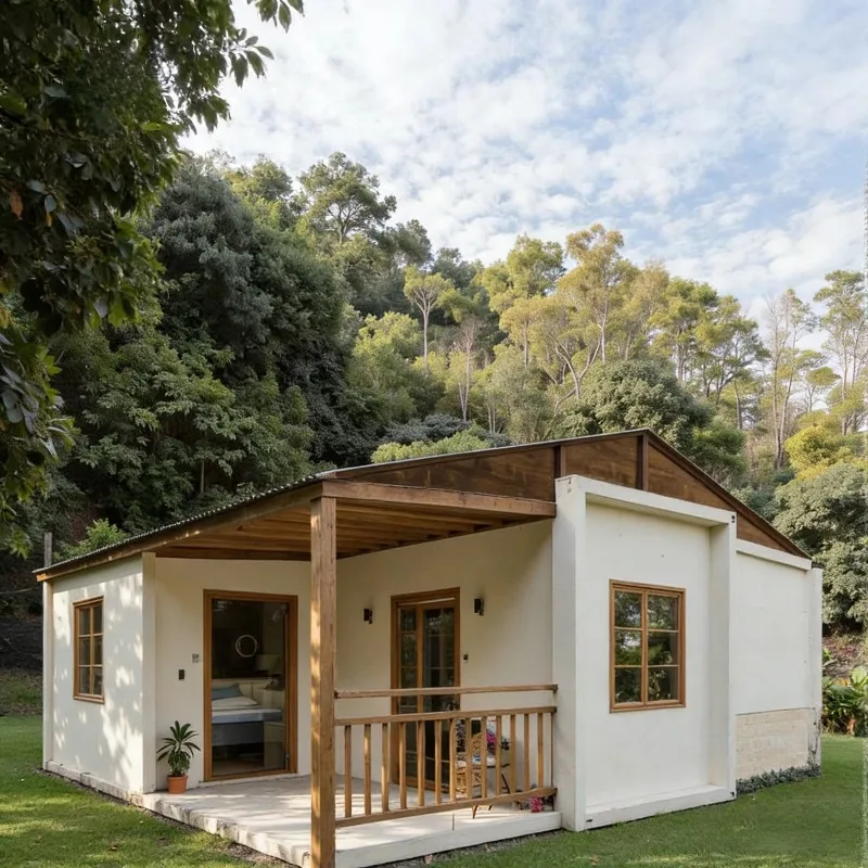 Convenient Maintenance Foldable Prefab Container House Detachable Wall Panel Easy Inspection Replacement Internal Parts Reduce