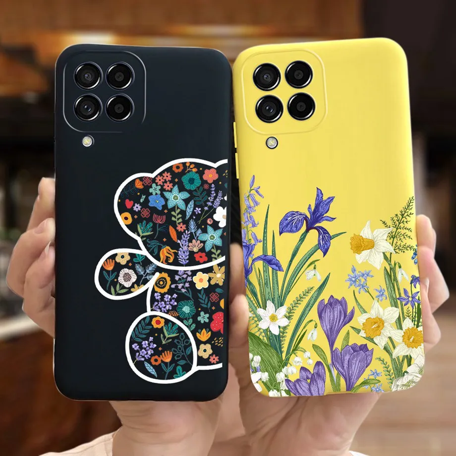 حافظة لهاتف جالاكسي A53 M53 5G حافظة حماية من السيليكون الناعم لهواتف سامسونج M53 A53 A536B