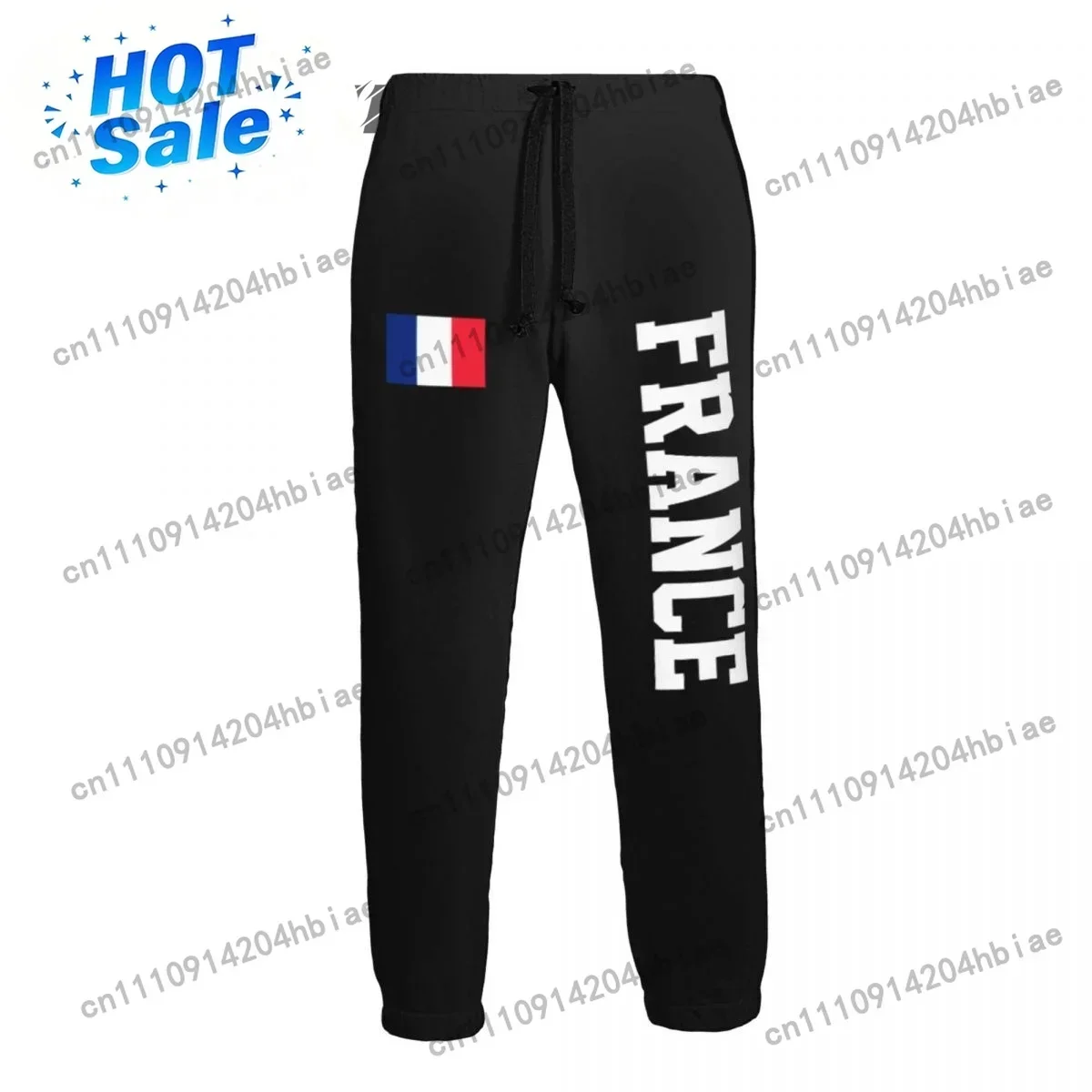France Country Flag Men's sweatpants mens pants joggers jumpsuit track sweat fitness fleece tactical casual
