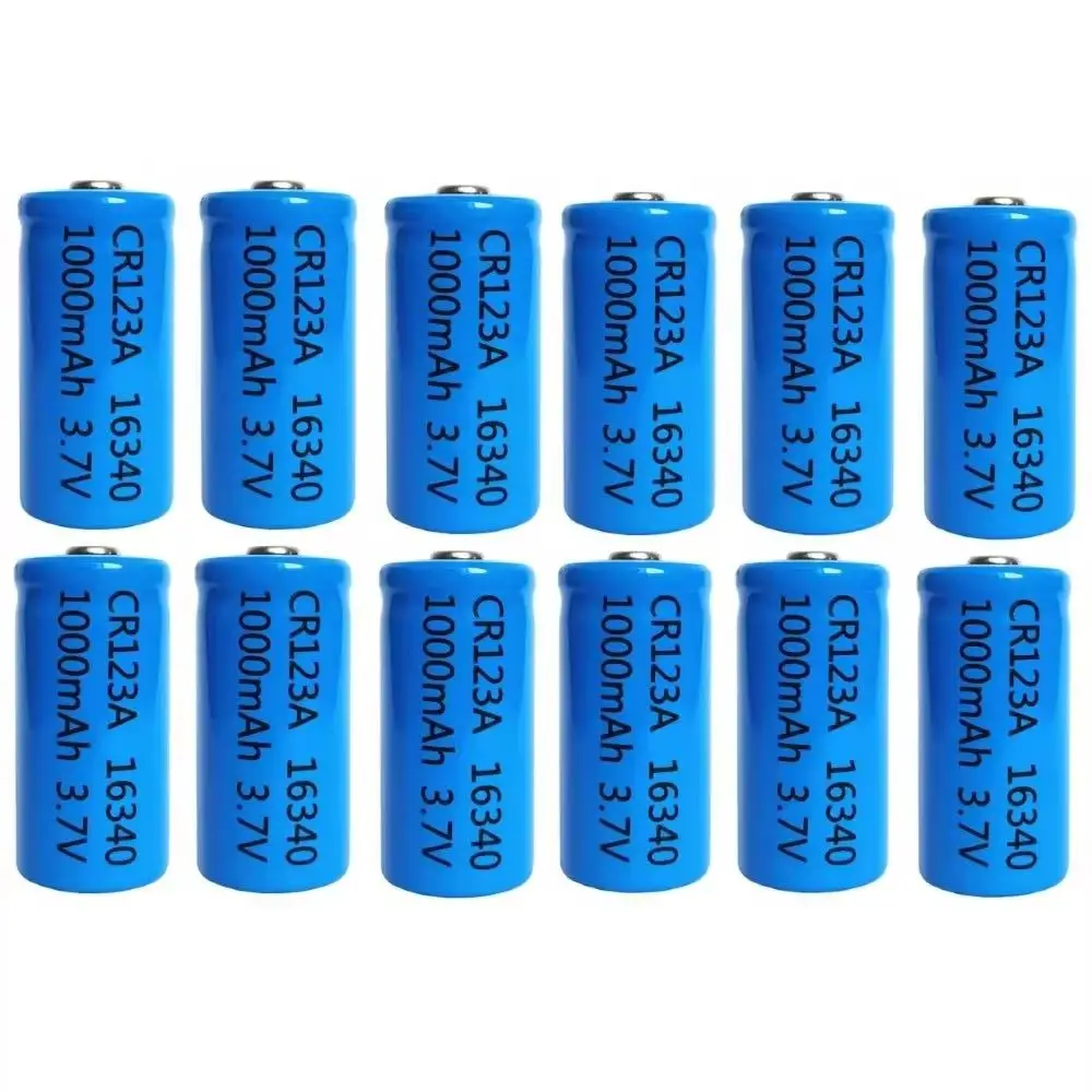 16340 Lithium-ion Battery 1000mAh CR123A Rechargeable Battery 3.7V Rangefinder Sensor Display Special Battery